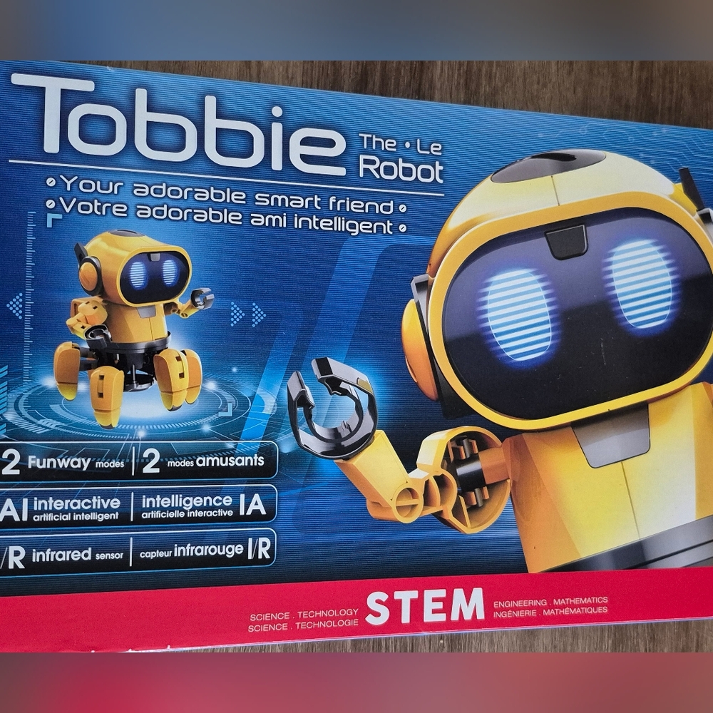 New Tobbie The Robot Stem Building Kit